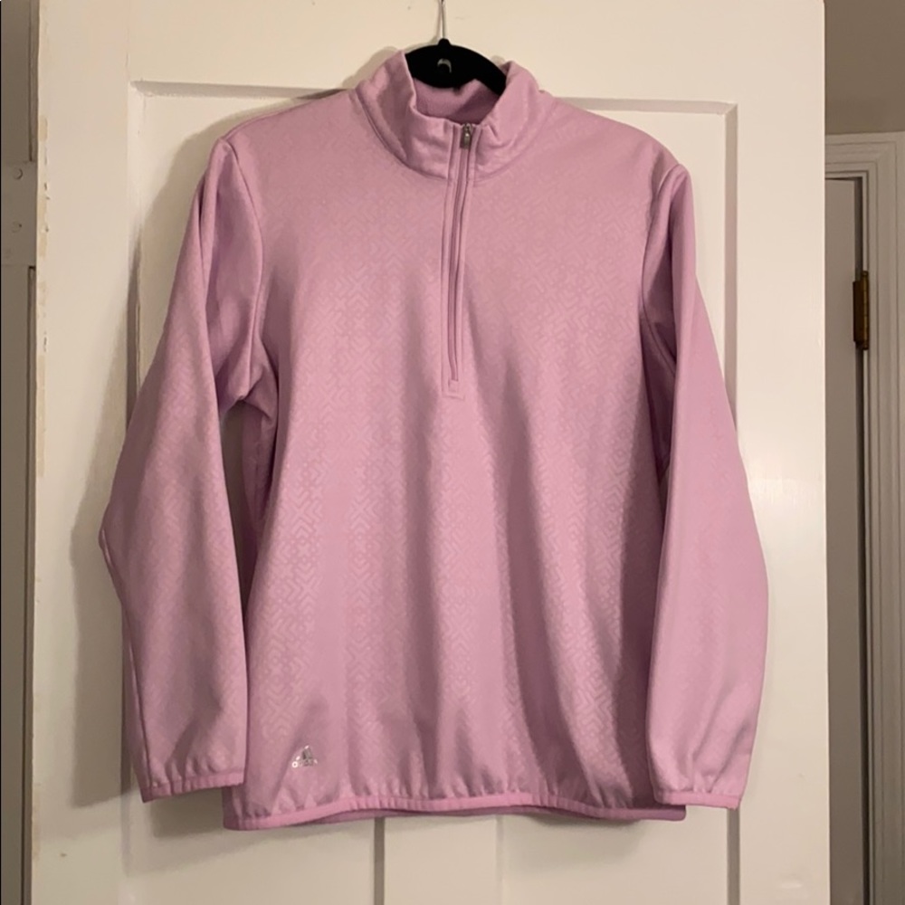 Adidas Geometric Pattern Quarter Zip - image 1